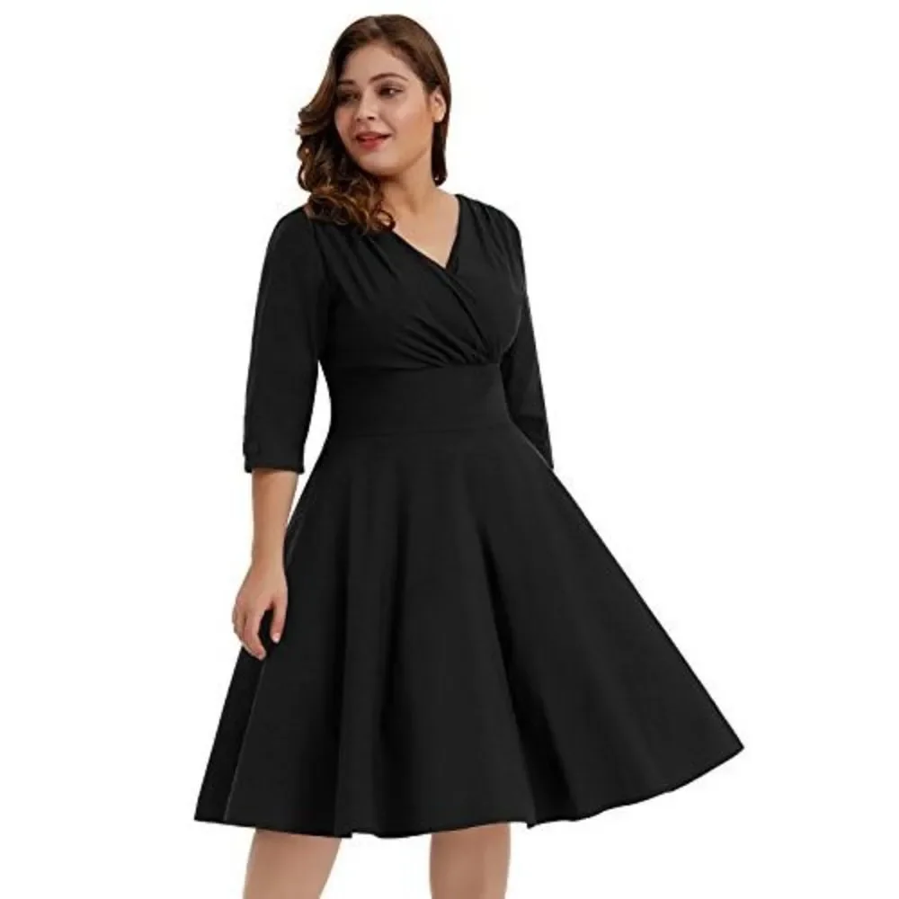 princess polly baby blue dress Hanna Nikole | Dresses | Hanna Nikole Black Dress For Funeral Plus Size  Women 3x V Neck Dresses With